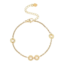 304 из нержавеющей стали ссылка браслеты, браслеты-цепочки для женщин, кольцо с слово любовь