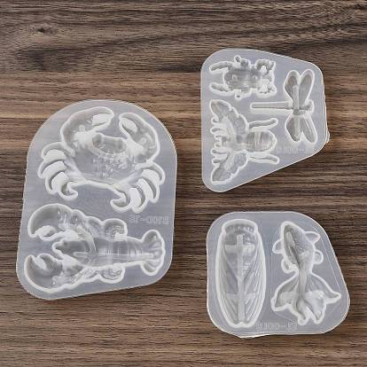Moules en silicone, insectes, moules de résine, pour la résine UV, fabrication artisanale de résine époxy
