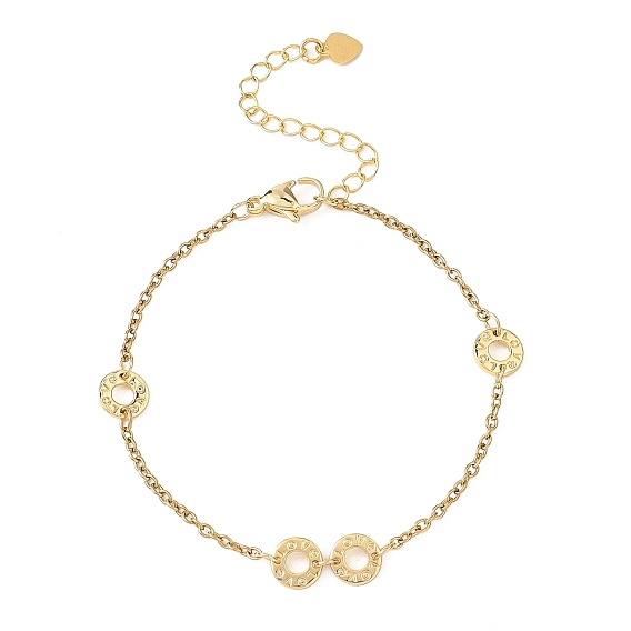 304 из нержавеющей стали ссылка браслеты, браслеты-цепочки для женщин, кольцо с слово любовь