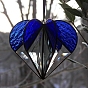 Décoration pendentif coloré en acrylique en forme de cœur multi-faces