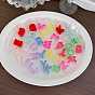 Transparent Acrylic Beads, Large Hole Beads, Letter