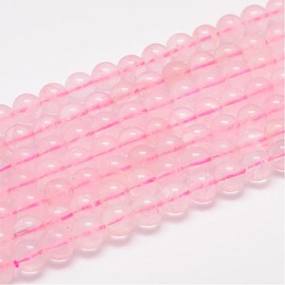 Naturel a augmenté perles de quartz brins, classe ab, ronde