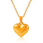Элегантные 304 ожерелья с подвеской в форме сердца из нержавеющей стали для женщин