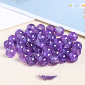 Améthyste perles naturelles, ronde