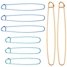 12 шт. 3 стили алюминиевые держатели для ниток для вязания, инструменты для вязания крючком