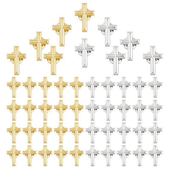 50 шт. 2 цвета религиозные корсетные литые булавки для лацканов