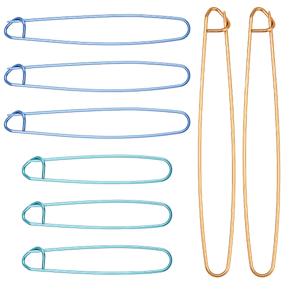 12 шт. 3 стили алюминиевые держатели для ниток для вязания, инструменты для вязания крючком