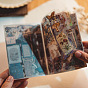 20 Sheets PET Transparent Scrapbook Decorative Paper Set, Journal Pocketbook Paper