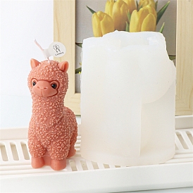 Alpaca DIY Candle Silicone Molds, Food Grade Silicone, Decoration Making, for Candle Making