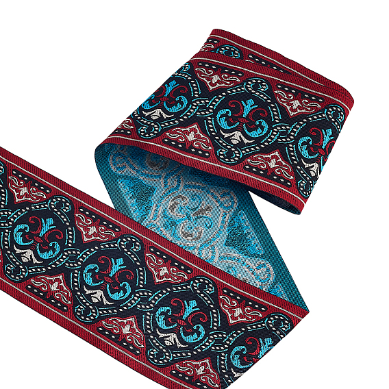 Полиэфирная лента, плетеная лента с вышивкой, для аксессуаров для одежды