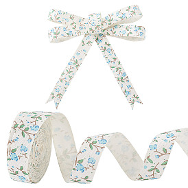 Хлопок лента, цветочным узором