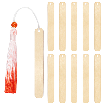 Латуни закладки, штамповка пустых тегов, прямоугольные