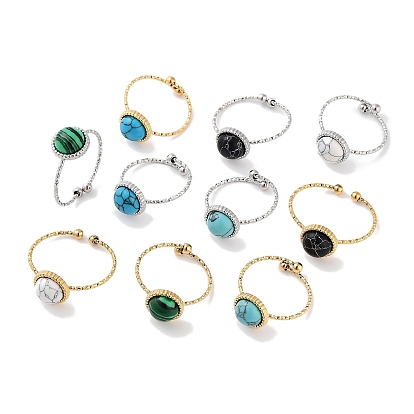 Ионное покрытие (ip) 304 кольцо из нержавеющей стали, регулируемые кольца из синтезированных драгоценных камней, плоско-круглые