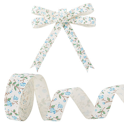 Хлопок лента, цветочным узором