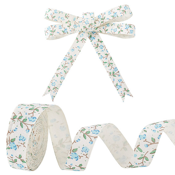 Хлопок лента, цветочным узором