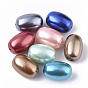 Perles de nacre en plastique ABS, baril