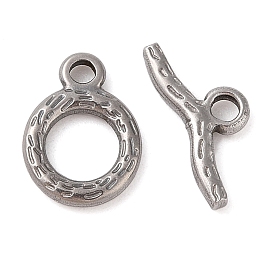 304 Stainless Steel Toggle Clasps, Ring