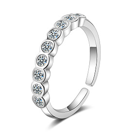 Fashionable Single Diamond Ring with Personality and Opening - Index Finger Ring.