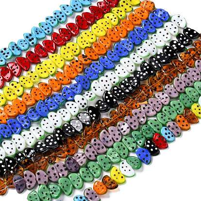 Бусы лэмпворк ручной работы, фрукты