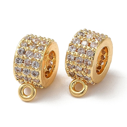 Латунные поручни из кубического циркония с микропаве, без кадмия, без никеля и без свинца, петля под залог, колонка