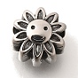 304 из нержавеющей стали европейские шарики, бусины с большим отверстием, цветок