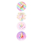 8 Styles Horse Paper Stickers, Self Adhesive Roll Sticker Labels, for Envelopes, Bubble Mailers and Bags, Flat Round