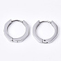 304 обруч серьги из нержавеющей стали замке, кольцо