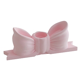 Gesso Candle Holder, Bowknot