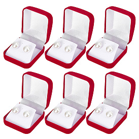 Estuches organizadores de joyería portátiles de terciopelo para viajes, para pendientes y collares., plaza