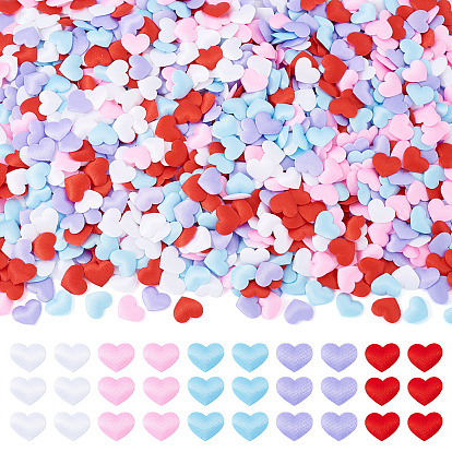 1000 шт. 5 цветная полиэстеровая губка сердце конфетти, свадебные принадлежности