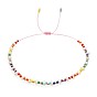 Boho Rainbow Heart Pearl Bracelet with Tila Beads - Natural and Versatile