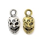 Сплавочные подвески тибетского стиля, без кадмия и без свинца, череп прелести