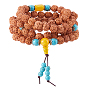 1Pc Bodhi & Synthetic Turquoise Beaded Mala Necklaces