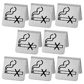 201 табличка из нержавеющей стали для ресторана отеля, палатка для некурящих