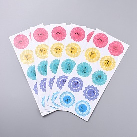 Waterproof Sealing Stickers, Label Paster Picture Stickers, Flat Round