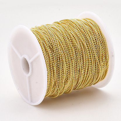 Brass Ball Chains, with Spool, Soldered
