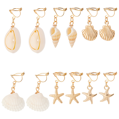 6пара 304 клипса из нержавеющей стали, с естественной оболочке