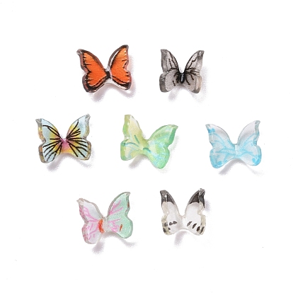 Resin Cabochons, Nail Art Decoration Accessories, 3D Butterfly