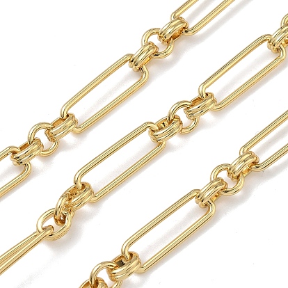 Прямоугольные латунные звенья цепи, долговечный, стойки покрытие, без свинца и без кадмия, пайки, с катушкой