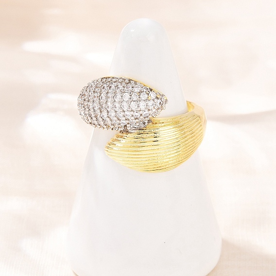 Манжеты из латуни с микро паве кубический цирконий для женщин