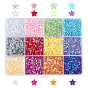 Shining Nail Art Glitter, Manicure Sequins, DIY Sparkly Paillette Tips Nail, Crystal Epoxy Resin Material Filling, Star