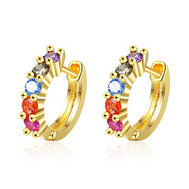 Zircon Ear Cuff Earrings - Simple and Elegant Ear Jewelry with Rhinestones.