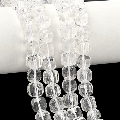 Природных кристаллов кварца бисер нитей, горного хрусталя, граненый стол, вырезанный куб