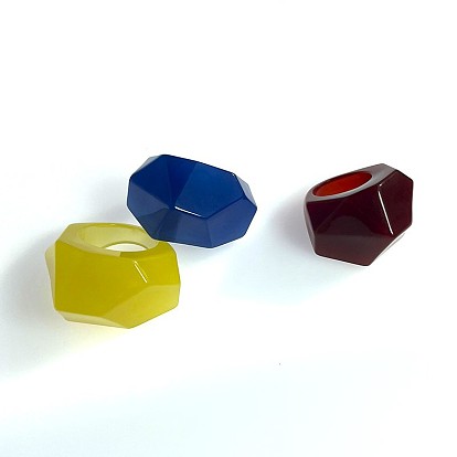 Нерегулярные кольца из смолы для женщин