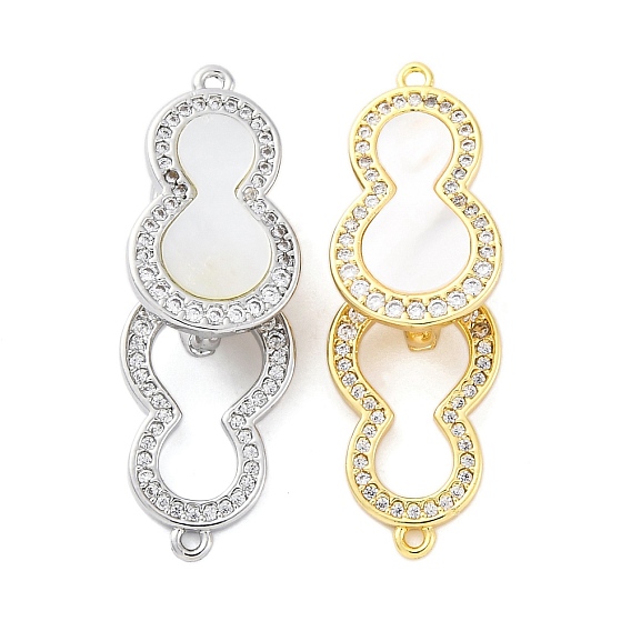 Латунь прозрачный кубический цирконий застегивается на застежки, без кадмия, без никеля и без свинца, с естественной оболочке, Горлянка