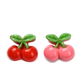 Непрозрачные кабошоны из смолы, вишня