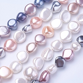 Chapelets de perles nacrées, nuggets