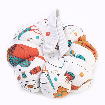 Cloth Needle Pin Cushions, with Cotton and Rubber