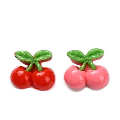 Непрозрачные кабошоны из смолы, вишня