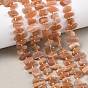 Натуральный Sunstone бисер пряди, чип, с бисером